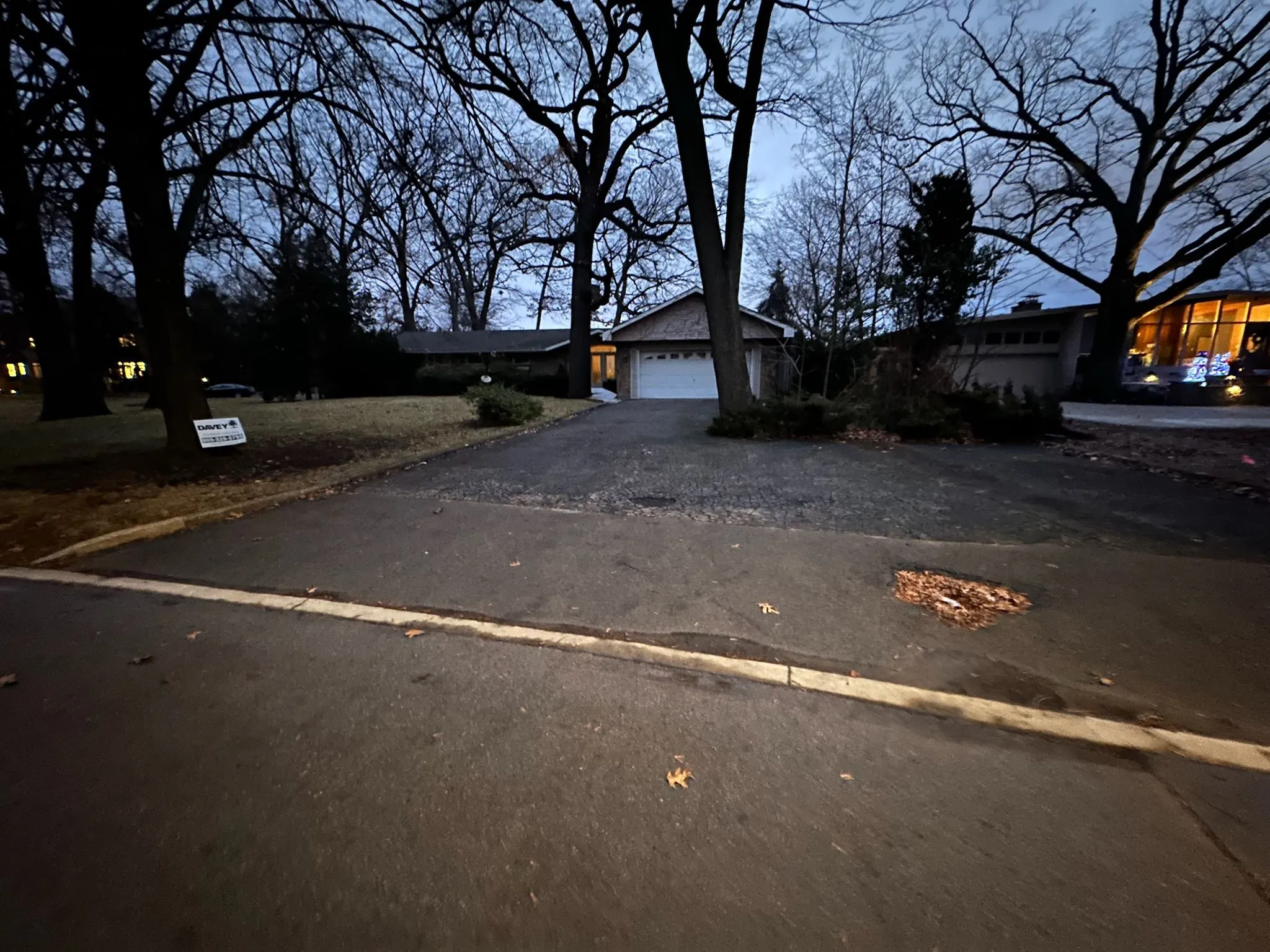 Walkway & driveway clearing — After